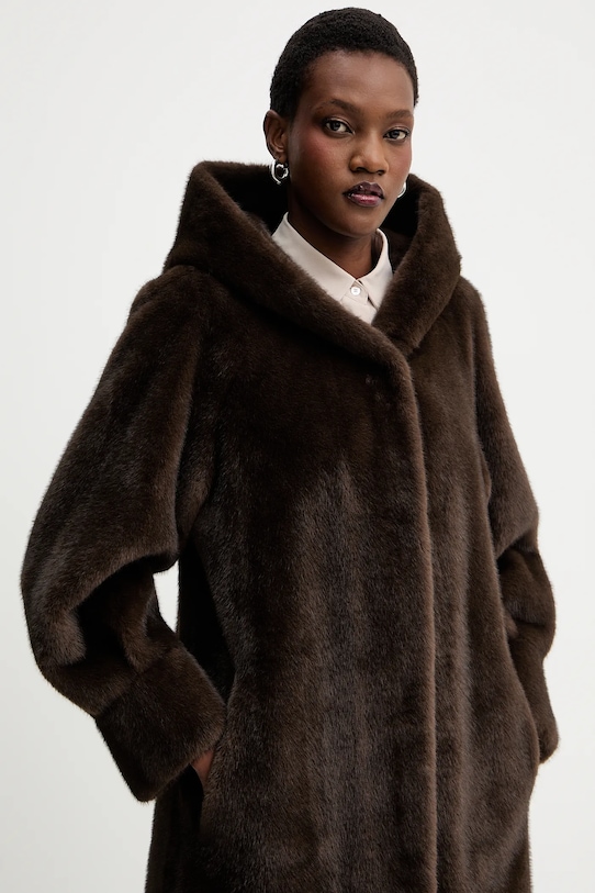 Luisa Spagnoli płaszcz brązowy 542439