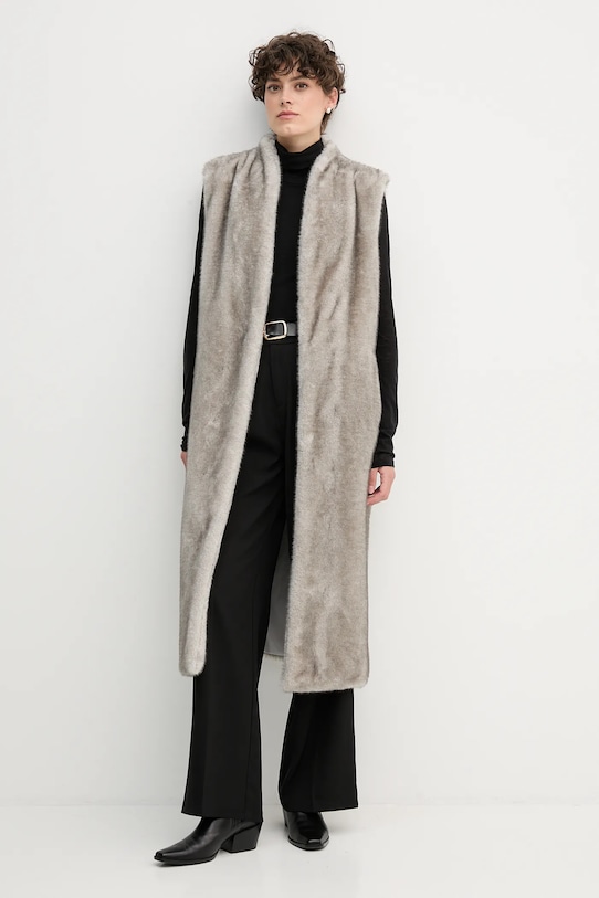 Gaudi bezrękawnik 521FD39007 szary AW25