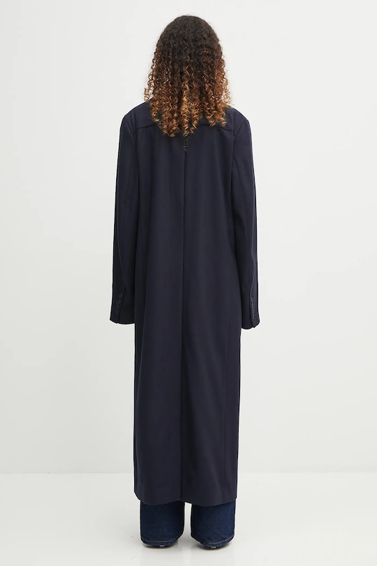 Clothing Fiorucci wool blend coat Light Wool Maxi W02FPOCO382WO01BL05 navy