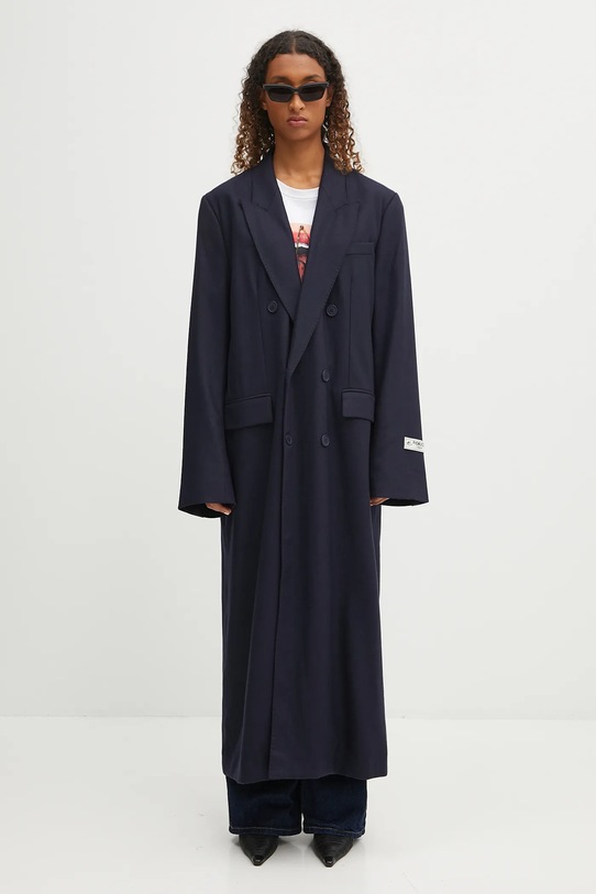 Пальто з вовною Fiorucci Light Wool Maxi W02FPOCO382WO01BL05