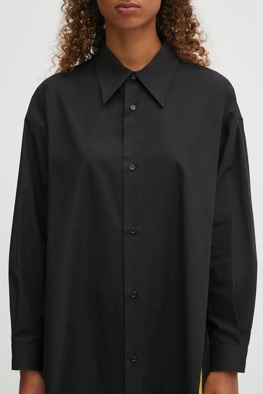 Vlnený kabát MM6 Maison Margiela čierna S52AA0192.M35469.900