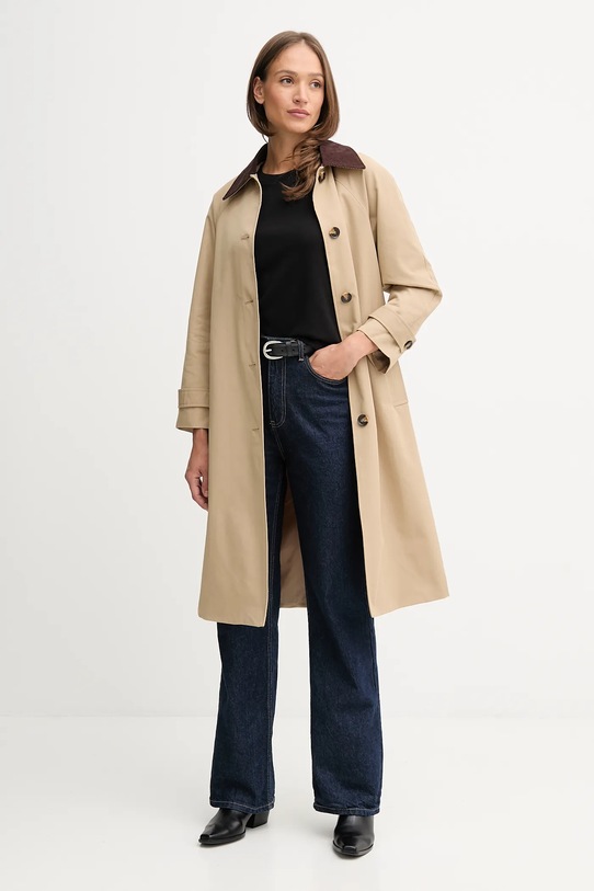 Pedro del Hierro płaszcz 8572318 zielony AW25