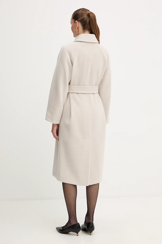 Одежда Шерстяное пальто Marella 2523016142200 бежевый