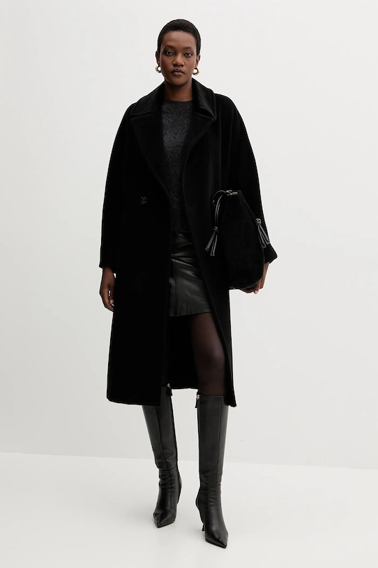 Marella palton de lână 2523016142200 negru AW25