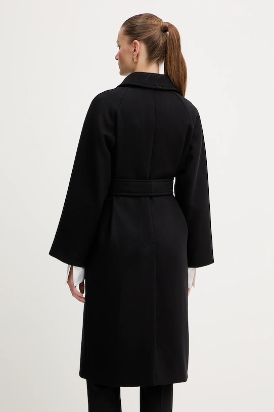 Îmbrăcăminte Marella haină cu lână Emme by Marella 2525016012200 negru