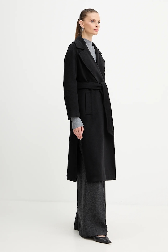 Marella haină cu lână Emme by Marella negru 2525016032200