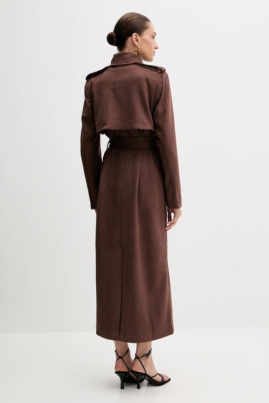 Odzież Bardot płaszcz 57053JB4 brązowy