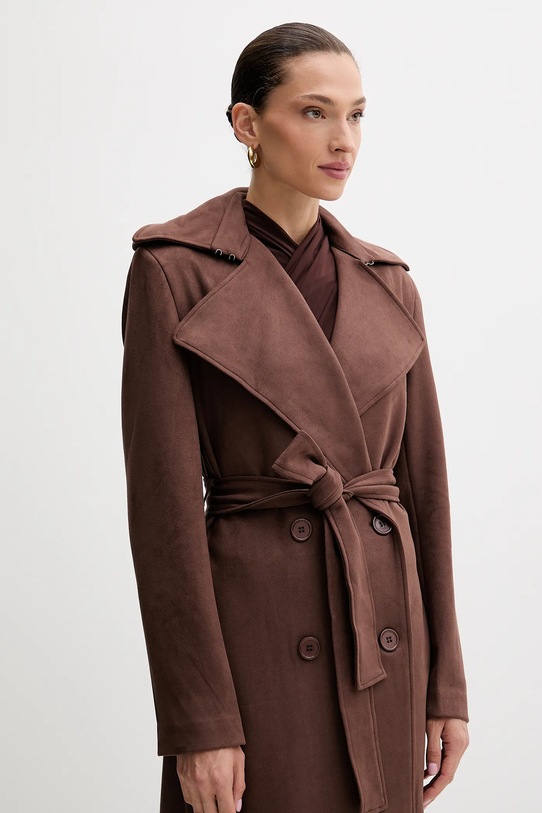 Bardot płaszcz brązowy 57053JB4