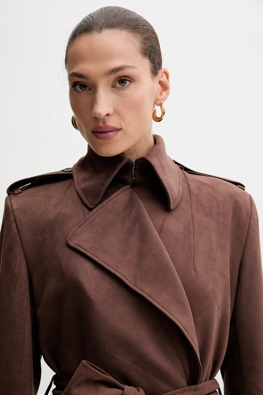 Bardot płaszcz 57053JB4 brązowy