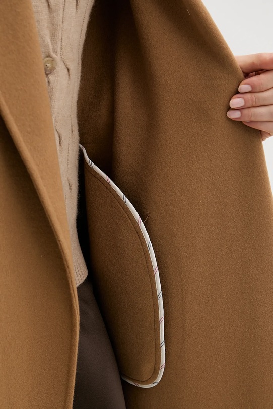 Tommy Hilfiger gyapjú kabát WW0WW47286