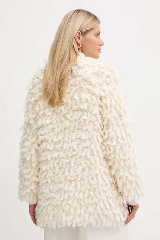 Одяг Кардиган з додаванням вовни Forte Forte 14452.mycoat бежевий