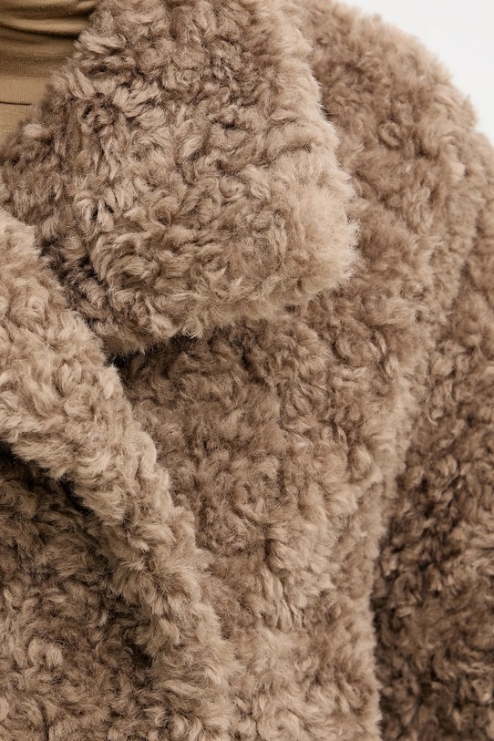 Kaput s primjesom vune BOSS Citeddy 50548340 bež