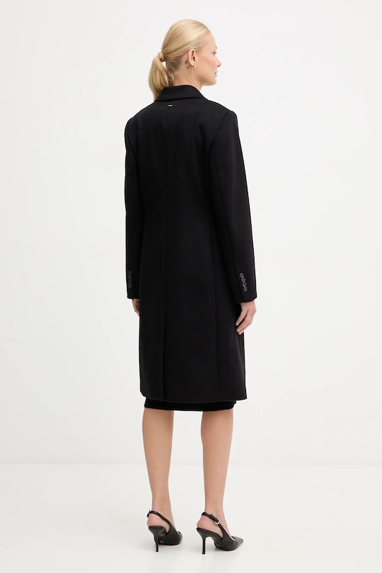 Одяг Вовняне пальто BOSS 50548371 чорний