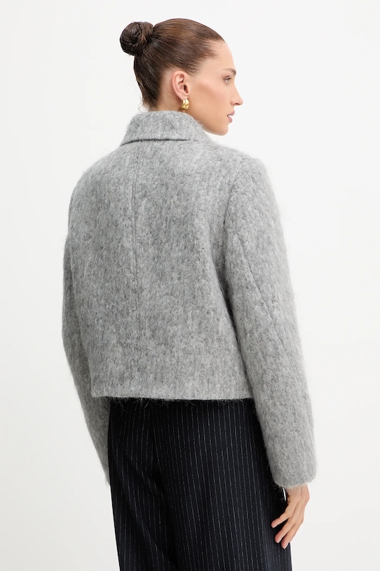 Oblečenie Kabát s prímesou vlny BOSS 50548767 sivá