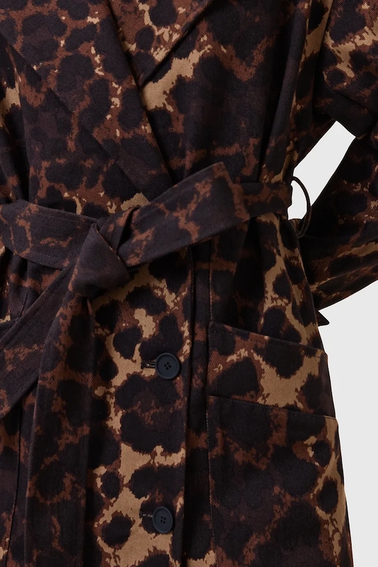 AllSaints pamut kabát ABEL barna W035OC