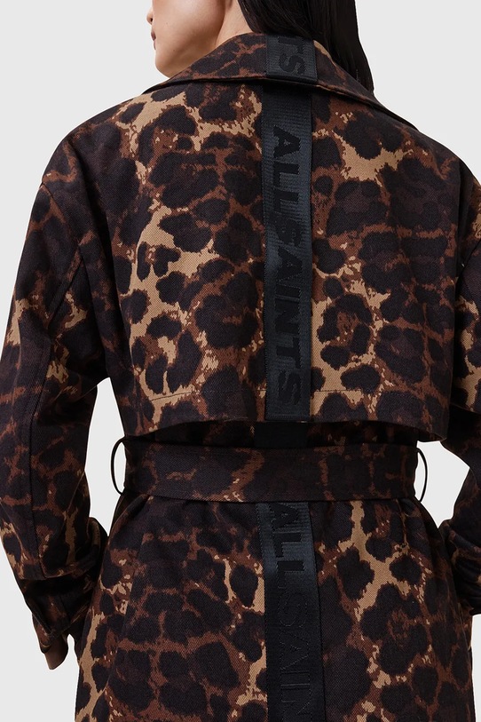 AllSaints pamut kabát ABEL W035OC barna