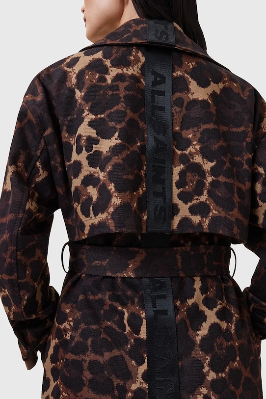 AllSaints pamut kabát ABEL W035OC barna