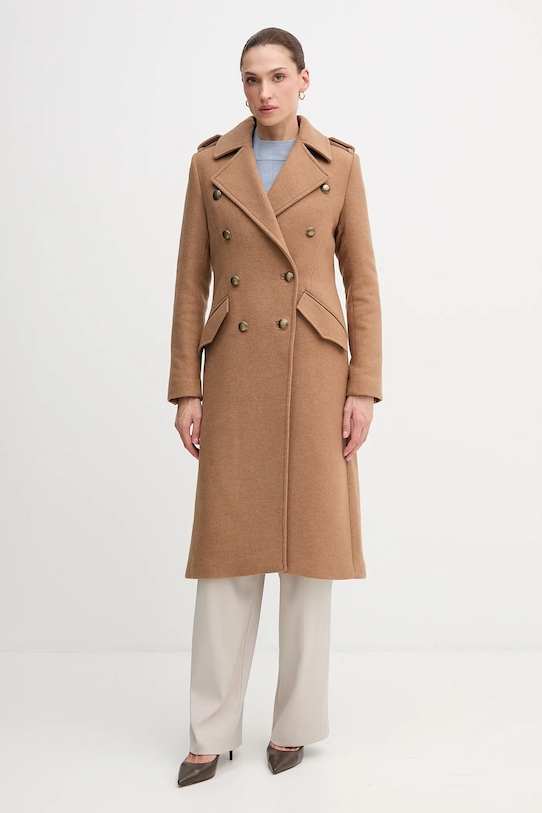 Barbour płaszcz COTTESMORE przejściowe brązowy LWO0254