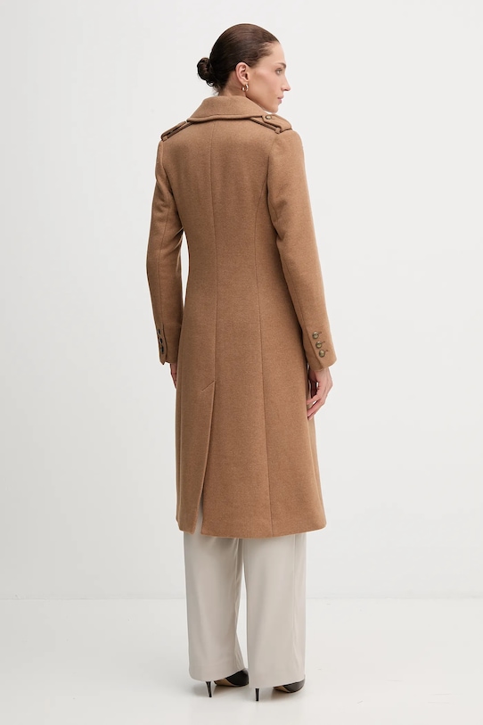 Odzież Barbour płaszcz COTTESMORE LWO0254 brązowy