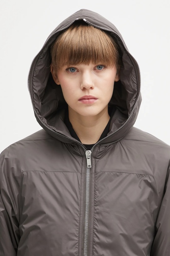 Rick Owens DRKSHDW kurtka Sealed Windbreaker beżowy DS02E7923.NP