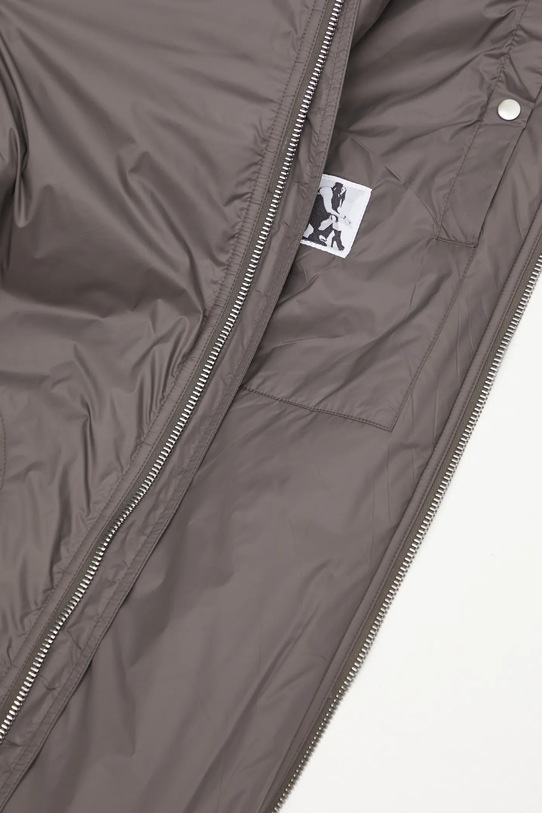 Rick Owens DRKSHDW kurtka Sealed Windbreaker DS02E7923.NP beżowy