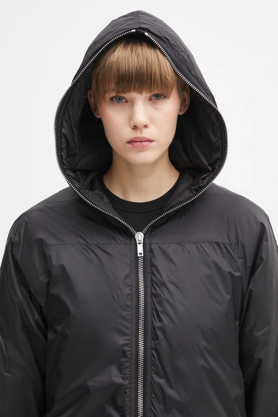 Rick Owens DRKSHDW kurtka Sealed Windbreaker czarny DS02E7923.NP