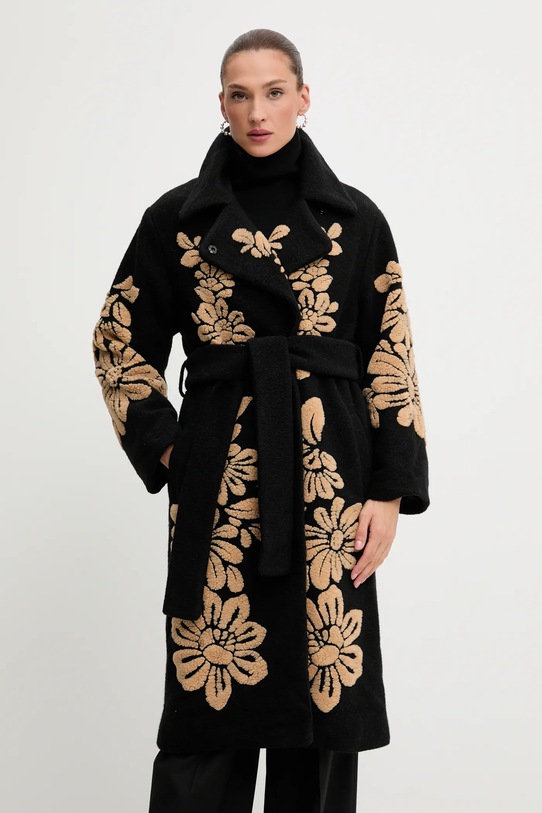 Farm Rio haină cu lână negru 351868