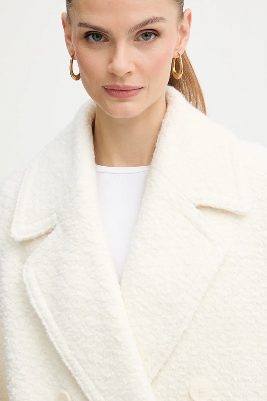 BOSS Orange haină cu lână bej 50548664