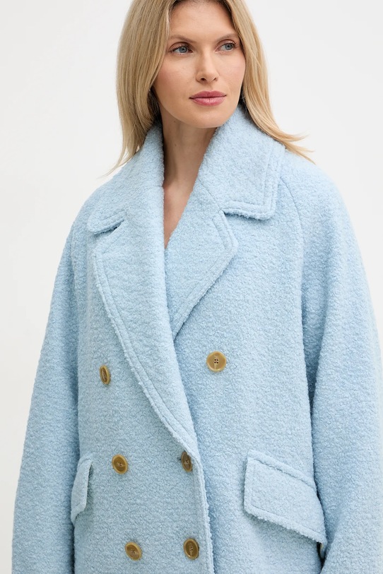 Пальто с добавлением шерсти BOSS Orange голубой 50548664