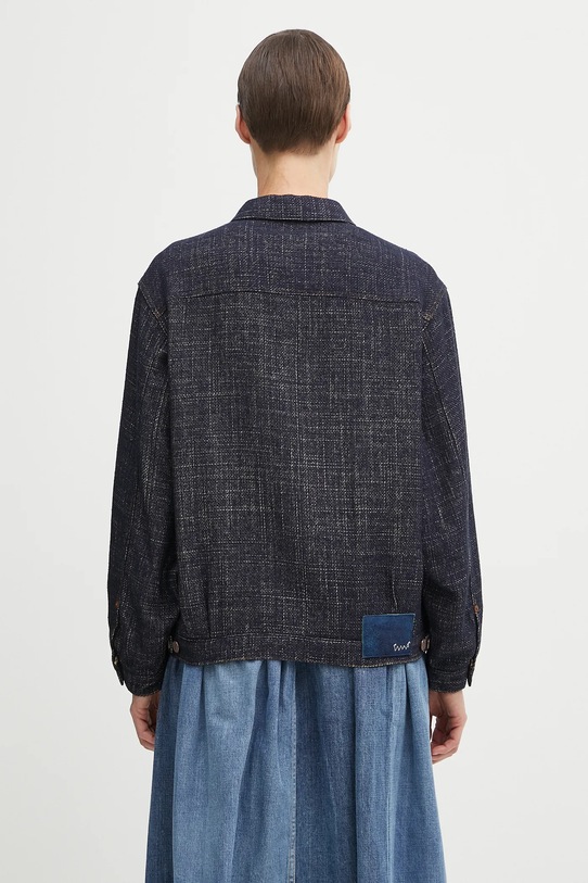 Odzież Visvim kurtka jedwabna 101x jkt 325105013001 granatowy