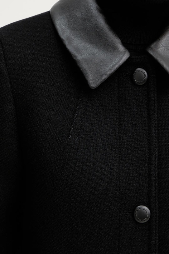 Morgan płaszcz z dodatkiem wełny GBALI czarny