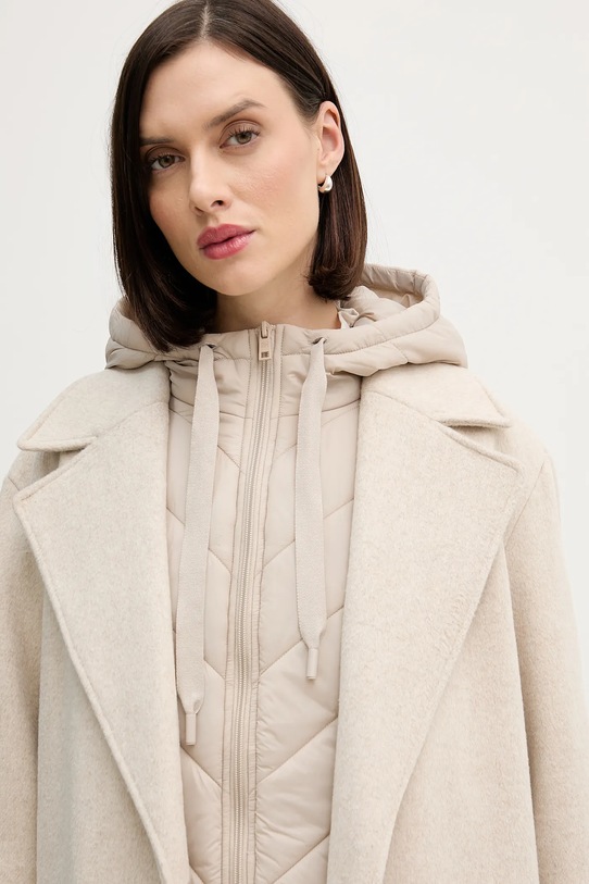 Pedro del Hierro płaszcz z dodatkiem wełny 7522239