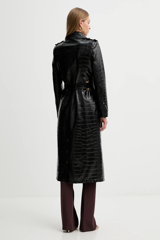 Odzież Elisabetta Franchi płaszcz SP00358E2 czarny