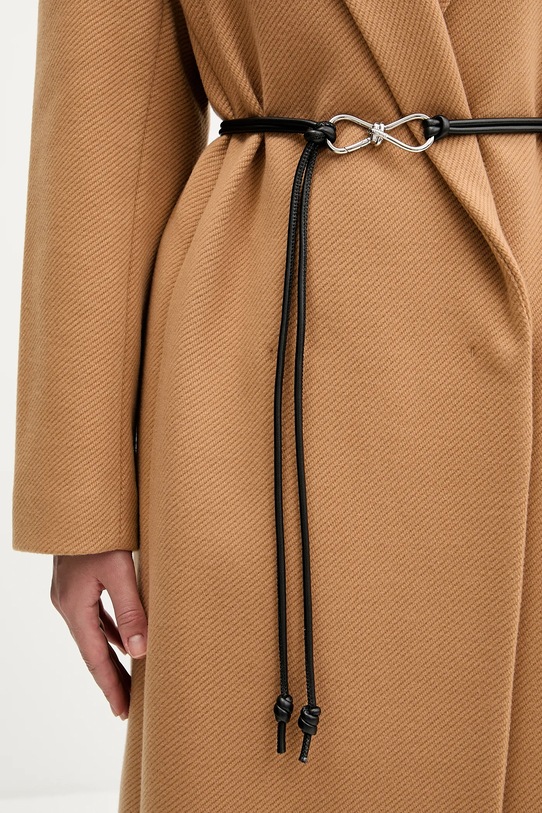 Пальто HUGO 50547606 коричневий