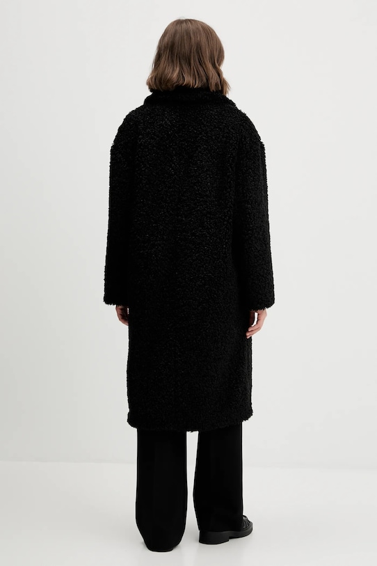 Пальто HUGO 50547610 чёрный AW25