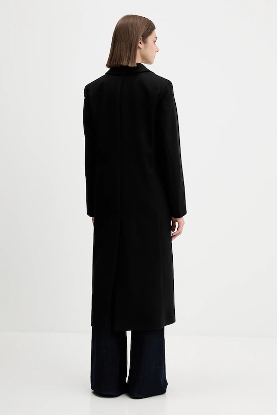 Îmbrăcăminte HUGO palton de lână 50547691 negru