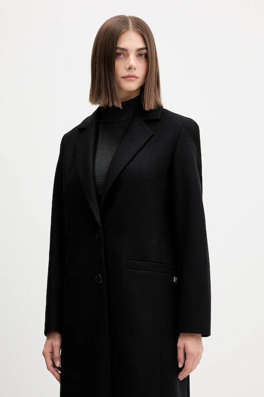 HUGO palton de lână negru 50547691