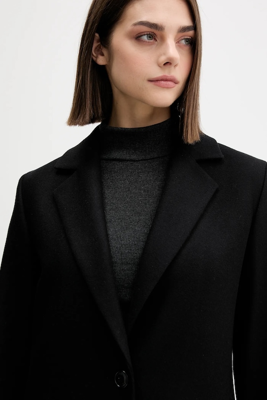 HUGO palton de lână 50547691 negru