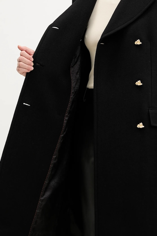 HUGO płaszcz z dodatkiem wełny 50548487