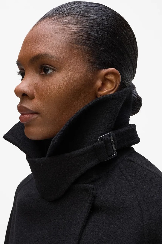 Îmbrăcăminte Karl Lagerfeld palton A4W15039 negru