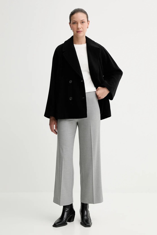 Kabát s vlnou Marc O'Polo 508017570119 černá AW25