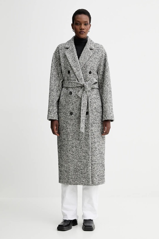 Marc O'Polo cappotto con lana senza grigio 509017671133