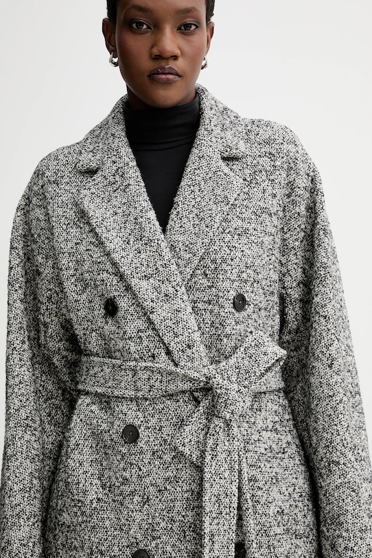 Marc O'Polo baba gyapjúkeverék pulóver 509017671133 szürke