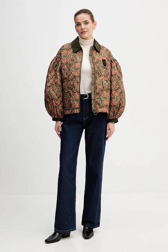 Barbour kurtka x Farm Rio LQU1869 zielony AW25