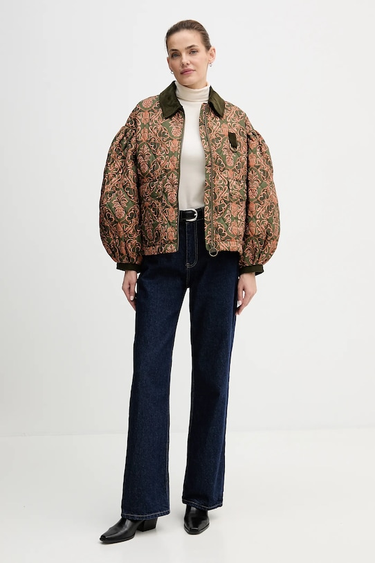 Barbour kurtka x Farm Rio LQU1869 zielony AW25