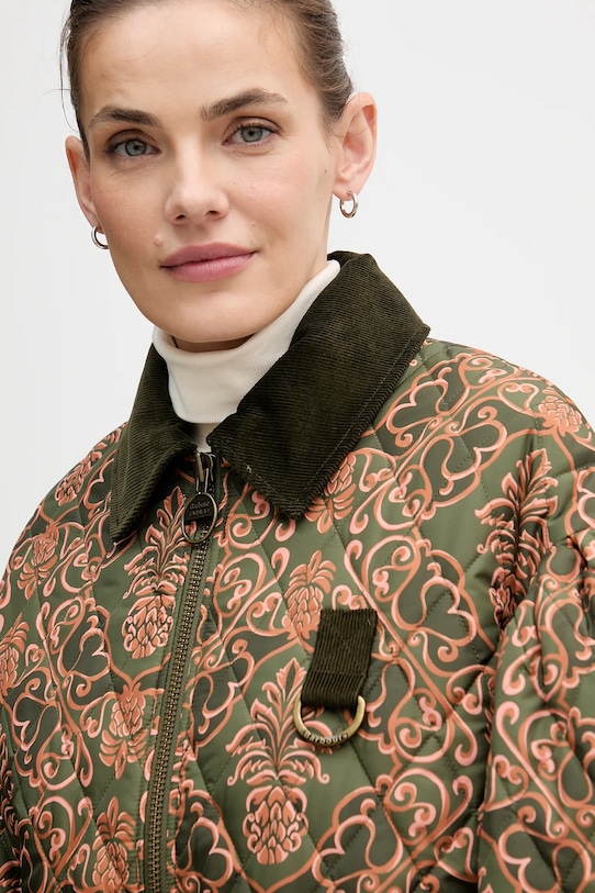 Barbour kurtka x Farm Rio zielony LQU1869