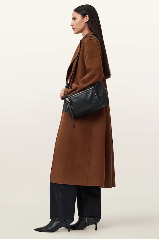 AllSaints płaszcz z dodatkiem wełny SELLMA W019OD