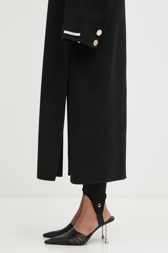 Μάλλινο παλτό Sportmax OLIO 2522016021600 μαύρο
