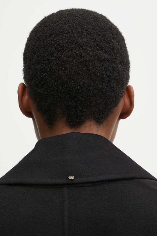 Sportmax palton de lână ABATE 2522016031600 negru