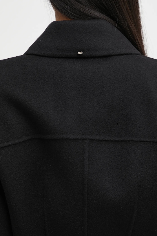 Sportmax płaszcz wełniany EGEO czarny 2522086011600